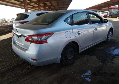 2015 Nissan Sentra S z USA, uszkodzony, nr VIN 3N1AB7AP9FY355124